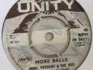 Mark Anthony & the Jets More Balls / Tony King Bum Ball (Chapter II) UNITY UN565
