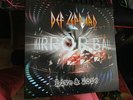 TREBLE LP VINYL RECORD-DEF LEPPARD-MIRROR BALL LIVE & MORE-HEAVY METAL-NWOBHM