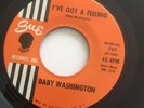 Baby Washington - I’ve got a feeling - Sue - R&b/northern soul