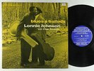 Lonnie Johnson w/ Elmer Snowden - Blues And Ballads LP - Bluesville Mono DG RVG