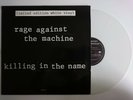RAGE AGAINST THE MACHINE KILLING IN THE NAME EPIC 658492 6 METAL WHITE VINYL