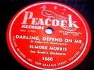 Elmore Morris - EX+ Darling Depend On Me (1956 Soul/Blues) Peacock 1660