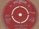 Little Mr Lee I Don't Want To Go Vocalion DEMO VP9268 Soul Northern Rocksteady