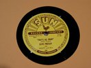 ELVIS THAT'S ALL RIGHT SUN 209 BLACK VINYL REPLICA -  - beautiful