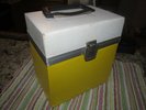 1960s 45 RPM CARRY CASE Filled With WALT DISNEY SEE-HEAR-READ Records Plus More