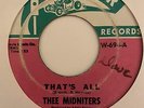 Chicano Sweet Soul 45 THEE MIDNITERS That's All/It's Not Unusual Whittier HEAR
