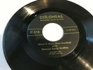 Colonial 45 RPM Record Andy Griffith What it Was, Was Football First Press 1953