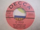 BEATLES 45rpm vinyl - DECCA PINK DJ Label - My Bonnie - NM