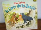 vinyle livre 33T / Walt Disney / Le livre de la Jungle / LP disque dessin animé