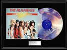 RUNAWAYS JOAN JETT WHITE GOLD SILVER  PLATINUM TONE RECORD LP VINYL ALBUM RARE