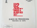 U2 Under a Blood Red Sky LP Promo RARE Peruvian