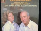 ANNE-SOPHIE MUTTER violin - BRAHMS & FRANCK Sonatas - ANGEL ST 2LP in shrink