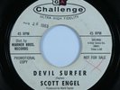 Instrumental Surf Tittyshaker 45 SCOTT ENGEL Devil Surfer CHALLENGE promo HEAR *