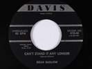 R&B Soul 45 - Dean Barlow - Can't Stand It Any Longer - Davis - VG+ mp3