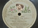 Zonophone Coronation Puzzle Record King George V 1911