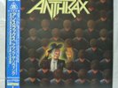 ANTHRAX - AMONG THE LIVING JAPAN PROMO LP w/ OBI + INSERT R28D-2063 METALLICA