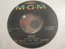 Beatles MGM 45rpm - WHY/CRY FOR A SHADOW - VG+