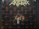 Anthrax Among the Living LP Vinyl lp Megaforce 87' w/inner sleeve EX/EX