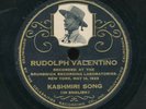 78tk-Personality-BRUNSWICK 33579/80-Rudolph Valentino-(Kashmiri Love Song/El Rel