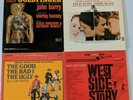 4x Vinyl LPs West Side Story Doctor Zhivago Goldfinger The Good the Bad the Ugly
