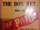 NEVER MIND THE BOX SET HERE'S THE SEX PISTOLS BELSEN DEMO 7