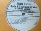 Armed Forces Radio Frank Sinatra LP My Kind of Broadway NM