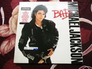 MICHAEL JACKSON BAD ORIGINAL 1987 STUDIO ALBUM EPIC RECORDS STICKERED SLEEVE LP