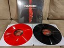 RAMBO LAST BLOOD Soundtrack x2 LP Red/Black Vinyl Records OST Stallone UNPLAYED