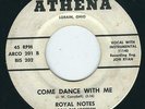 OH Rockabilly - Pat Logsdon & The Royal Notes ATHENA 201 Come dance with me ?