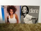 2 LP LOT, WHITNEY HUSTON & DIANA ROSS , DISCO SOUL COLLECTIBLE ,  NM / EX