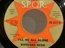 BARBARA REDD I'll Be All Alone / Dancing Teardrops SPQR 45-3311-V Promo