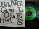 THE BANGLES-GETTING OUT OF HAND 1ST 45 ON DOWN KIDDIE  SUPER RARE NEAR MINT