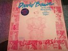 Promo cut David Bowie up the hill backwards crystal Japan stamp sheet RCA 12 in