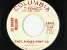 Blues R&B 45 - Le Grand Mellon - Baby, Please Don't Go - Columbia - mp3