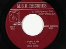 Folk Rock 45 - Rodd Keith - I Don't Care - M.S.R. - mp3