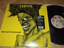 THE CRAMPS LP BAD MUSIC FOR BAD PEOPLE - 150g - EX/NM-