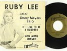 R&B Jazz 45 - Ruby Lee - If I Live To Be A Hundred - Monitor - VG+ mp3