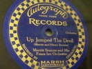 Autograph no # Merritt Brunies Friar's Inn Orchestra-Up Jumped The Devil (1924)
