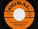 Rockabilly 45 - Johnny Burnette - Train Kept A-Rollin'/Honey Hush - Coral - mp3