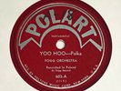 MIECZYSLAW FOGG ORCHESTRA POLISH 78 RECORD POLART 603 E+ RED VINYL