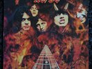 AC/DC Highway to hell OZ Black & Yellow Albert Flames Cover LP Bon Scott EX