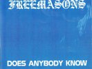 FREEMASONS ''Does Anybody Know'' LP USA 1986 RARE PRIVATE HARD ROCK (200 COPIES)
