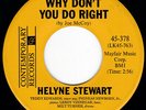 CA Femme Popcorn Blues Mod Jazz HELYNE STEWART Why Don't You Do Right 45 HEAR