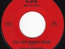 Oklahoma Farfisa Garage Punk THE NOBLEMEN Stop Your Running Around 45 CJL HEAR