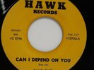 45 RPM, NORTHERN SOUL.DAVID GAGE, CAN I DEPEND ON YOU/  PEACE OF MIND