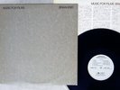 BRIAN ENO MUSIC FOR FILMS POLYDOL MPF 1203 Japan VINYL LP
