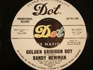 RANDY NEWMAN  Golden Gridiron Boy / Country Boy  DOT DJ PROMO