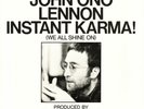 JOHN LENNON / PLASTIC ONO BAND APPLE NM 45 & SLEEVE INSTANT KARMA + 1    Beatles