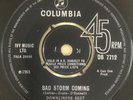 THE DOWNLINERS SECT 1965 45rpm SINGLE - BAD STORM COMING - COLUMBIA DB 7712
