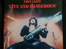 THIN LIZZY Live And Dangerous VERTIGO Inners 1978 UK Press VINYL 2LP LYRE